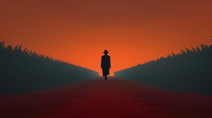 Lost in the Spooky Corn Maze - Whimsical Person in HDRIs 32k Super-Resolution Halloween Scene