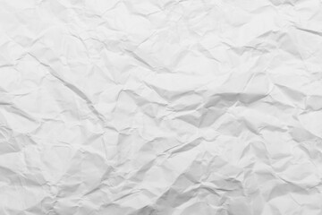 White Paper Texture background. Crumpled white paper abstract shape background with space paper recycle for text