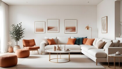 Photo interior modern design room 3d illustration
