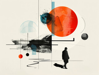 Abstract, minimal, Illustration,