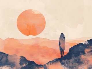 Illustration, watercolor