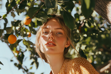 girl in the garden