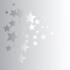 Gray and white gradient star background image