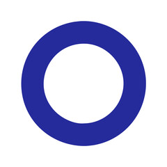 blue round circle
