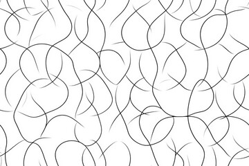 Clean and straightforward seamless pattern with minimal lines and curves