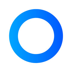 abstract blue circle