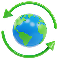 Ecology 3D Icon Illustration Pack