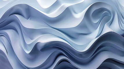 Fototapeta premium Abstract Background With 3d wave texture