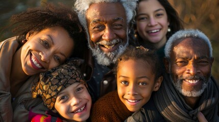 Fototapeta premium group of family