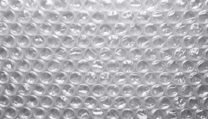 Creative Abstract Background of White Bubble Wrap or Air Cushion Film Texture