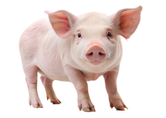 pig isolated on white background