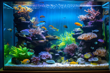 coral reef and fishes