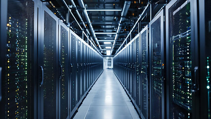 Data center cooling systems in action
