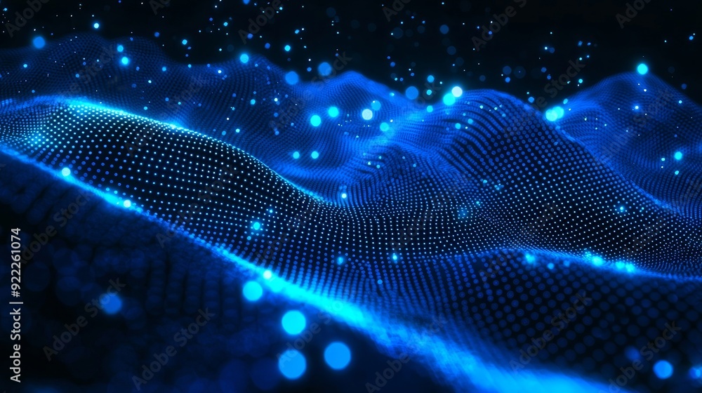 Poster digital abstract background. big data code matrix. 3d rendering.