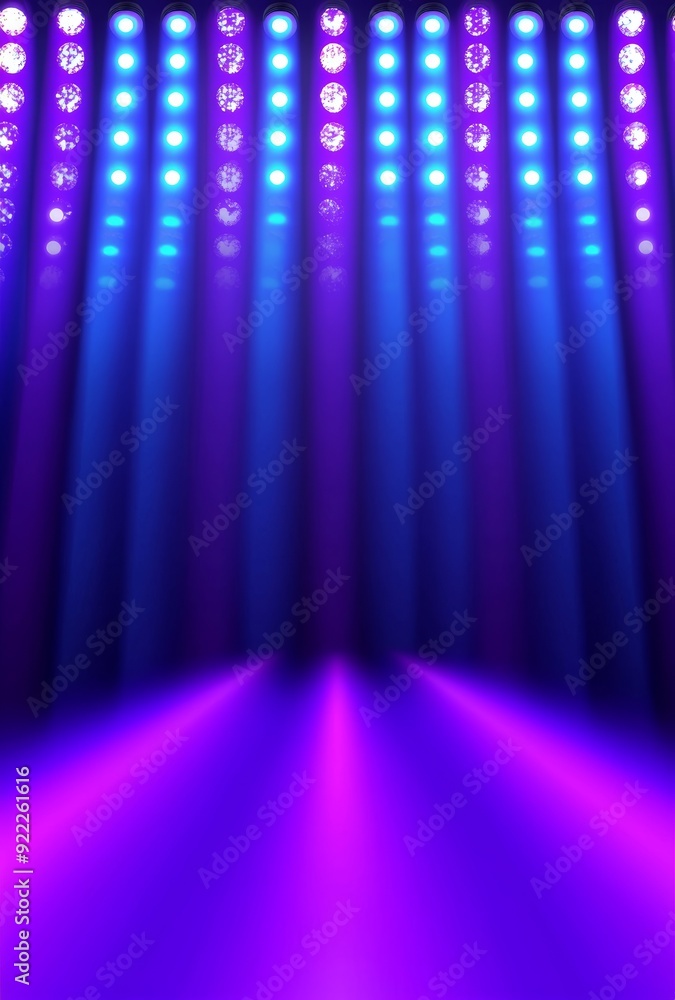Poster abstract neon background with ultraviolet light element and light line. modern background with neon 