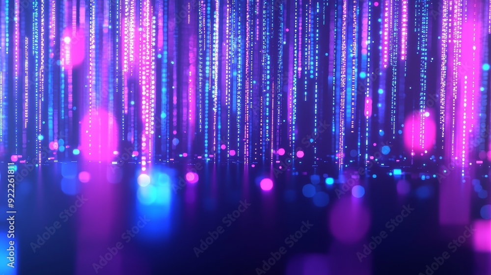Poster digital flow. global connection concept. technology futuristic backdrop. big data visualisation.