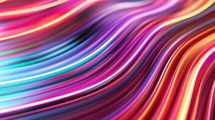 Abstract background with bold neon stripes