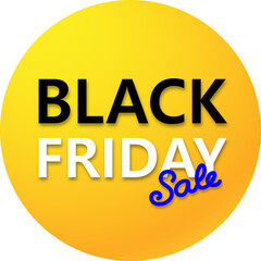 black friday sale icon yellow