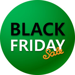 black friday sale icon green