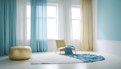 Photo interior modern design room 3d illustration