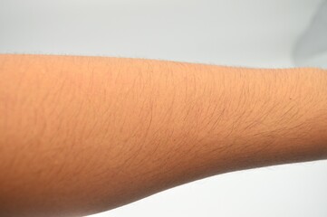 hand of a person with a bandage