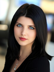 portrait of a young woman