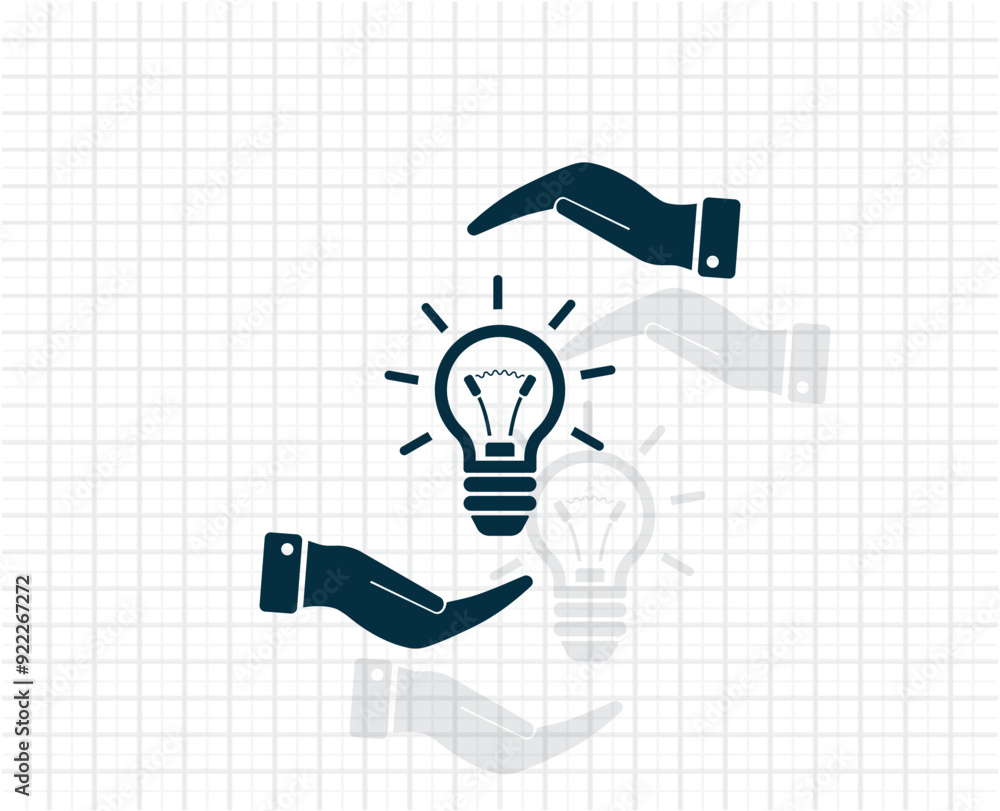 Aufkleber vector dark color icon with shadow on light checkered background