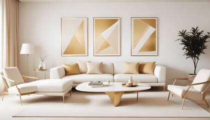 Photo interior modern design room 3d illustration