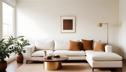 Fototapeta premium Photo interior modern design room 3d illustration