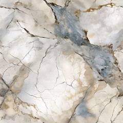 Fototapeta premium Seamless Texture of Cracked Rustic Rough Old Stone Marble for Digital Wall Tiles Surface Background for Home Floor and Wall Decor. Seamless Broken Old Rock Pattern