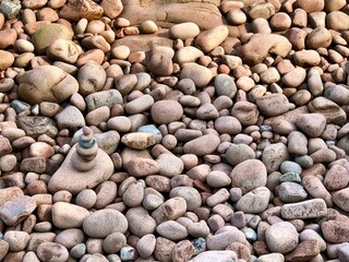 pebbles on the beach