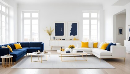 Photo interior modern design room 3d illustration