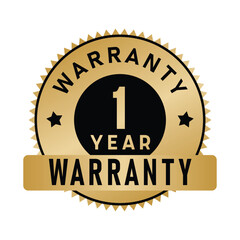 1 Year Warranty | Warranty | Icon | Vector
