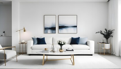 Photo interior modern design room 3d illustration