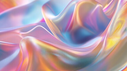 Fototapeta premium Elegant 3D colorful background featuring soft, abstract patterns and bright colors, creating a soothing visual