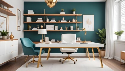 Photo interior modern design room 3d illustration