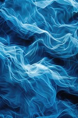 Fototapeta premium Abstract blue background, curvy blue pattern background, Technology, defocused blue gradient.