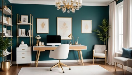 Photo interior modern design room 3d illustration
