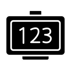 whiteboard glyph icon