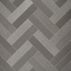 Grey and Brown Herringbone Tile Pattern - High-Resolution Textured Ceramic Floor Tiles for Modern Interior Design