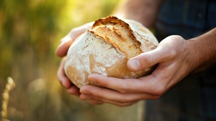 Give us this day our Daily Bread - Bible Passage of The Lord's Prayer Illustrating Christian Principles of Simplicity in Life, Faith, and Reliance on God
