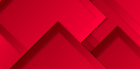 Abstract gradient color strips geometric lines on red background with luxury shapes motion strip. gradient line background random square shape design. modern design template background. vector.