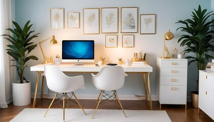 Photo interior modern design room 3d illustration