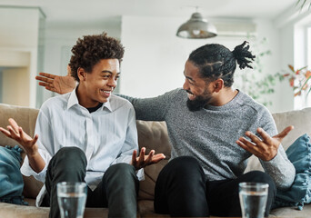 father son family man child conversation talking parent boy happy discussion communication together...