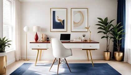 Fototapeta premium Photo interior modern design room 3d illustration