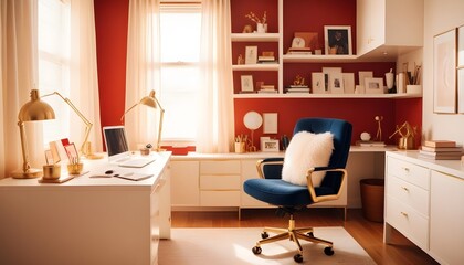 Photo interior modern design room 3d illustration