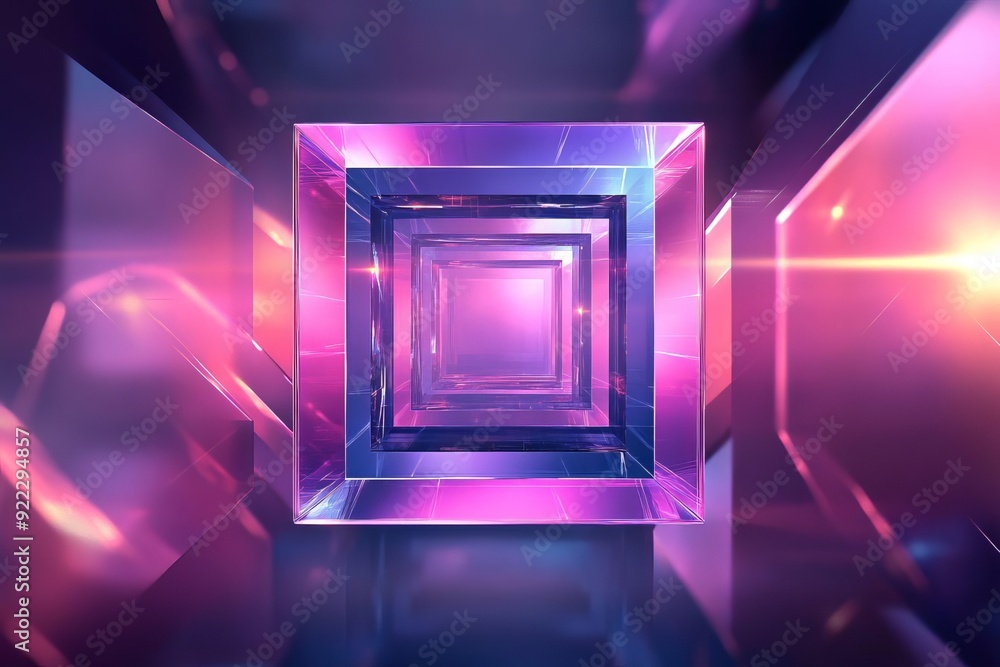 Poster dynamic techno digital art stunning vibrant layers and hightech background for innovative projects a
