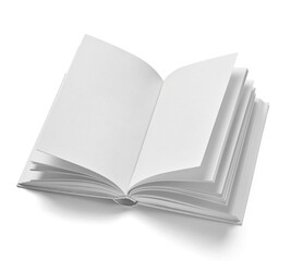 book paper education page literature notebook textbook background blank white open read template