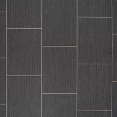 Dark Grey Fabric-Look Tile Texture - Grid Pattern, High-Resolution Swatch for Interior Design and...