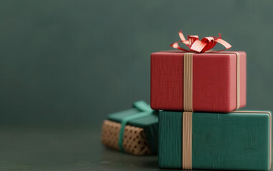 Handmade gift box with calligraphy lettering, personalized gift packaging